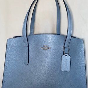 Coach Pebble Leather Charlie 28 Carryall